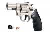 Revolver ZORAKI R1 model K-10 cal.10mm SATÉN

ZORAKI R1 model K-10 je 6-ti ranný poplašný revolver tureckého výrobce na náboje typu Flobert 6mm short. Revolver může být využit jako zbraň poplašná, nebo jako zbraň pro výcvikovou střelbu na delší vzdálenosti. V neposlední řadě lze revolver využít hlavně k (velmi účinné) sebeobraně díky možností střelby s projektily z tvrzené gumy v ráži 10mm s úsťovou rychlostí přes 170m/s. Revolver ZORAKI R1 model K- 10 vysoké kvality konstrukce a zpracování je na stejné úrovni jako u zbraní na zbrojní průkaz. Rám z lehké slitiny obsahuje ocelové zálitky a vložky. Do nábojových komor v otočném válci lze vložit pouz náboje typu Flobert 6mm short firem UMAREX, RWS Dynamit Nobel a Sellier & Bellot. Projektily z tvrzené gumy nebo, chcete-li 